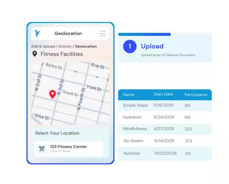 Wellness program activity tracking
