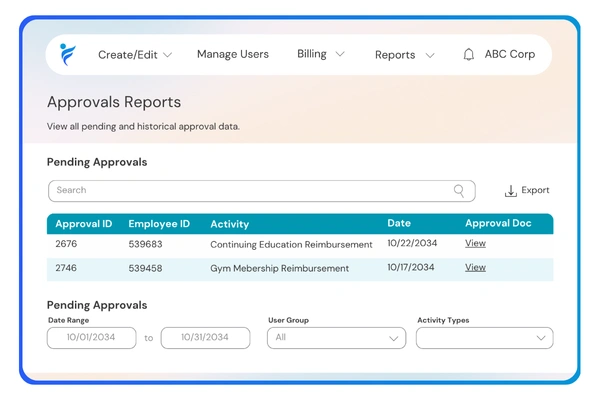 Manager Approvals