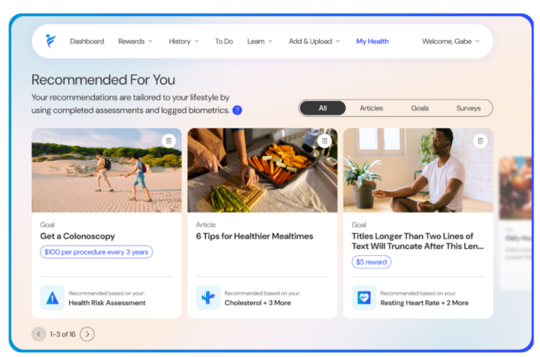 Personalized Health Recommendations