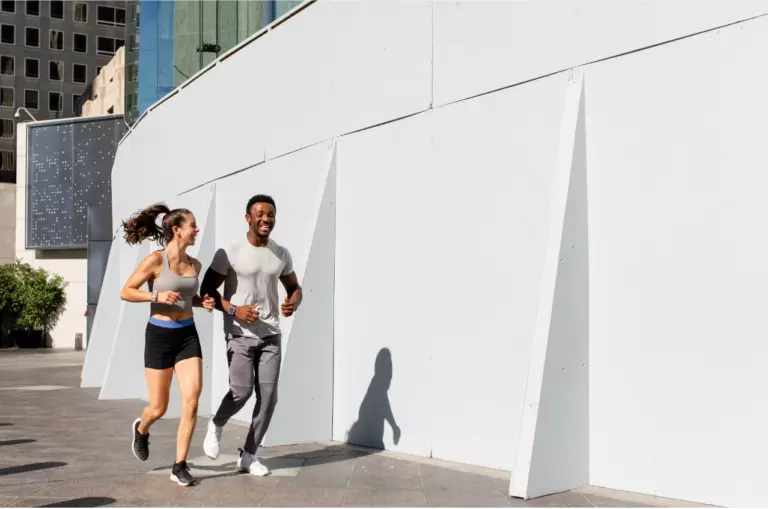 people running for a Fitness reward