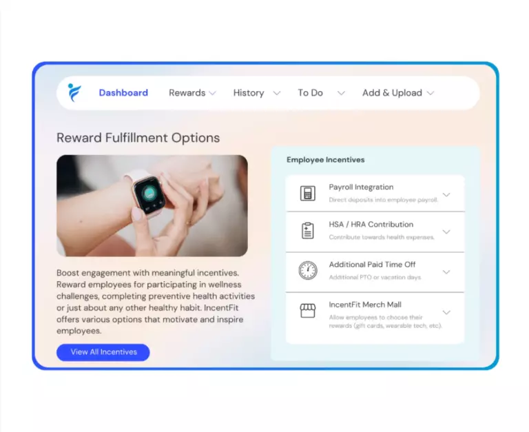 HR Admin setting up an employee fitness reward program