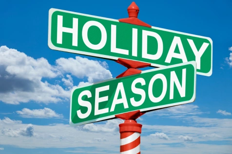 holiday season sign