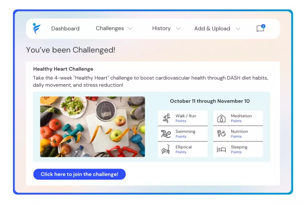 join the Healthy Heart challenge