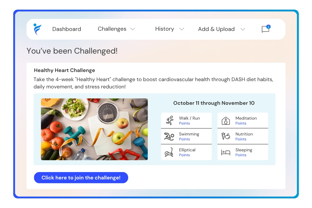 join the Healthy Heart challenge