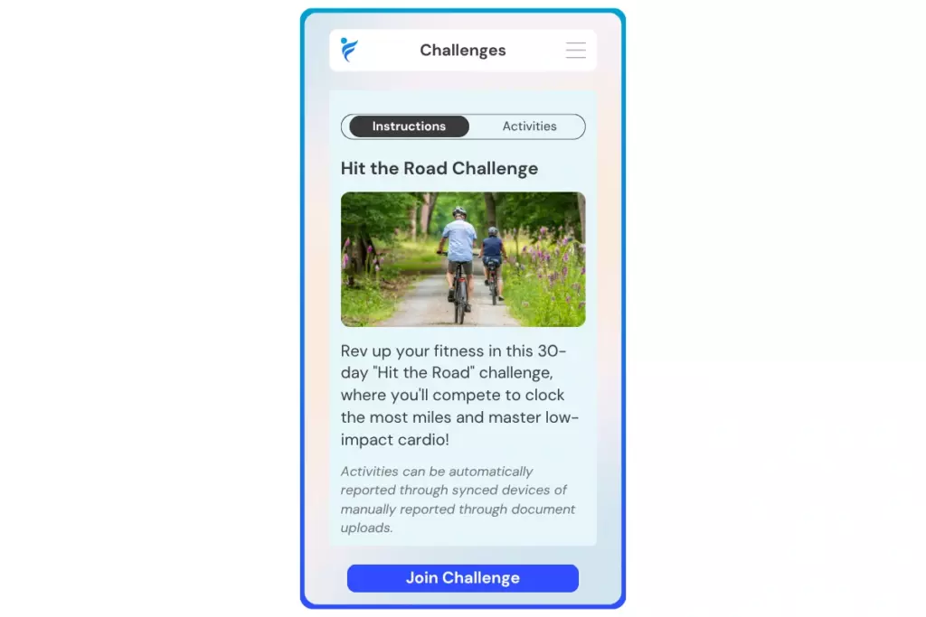 join the Hit the Road challenge