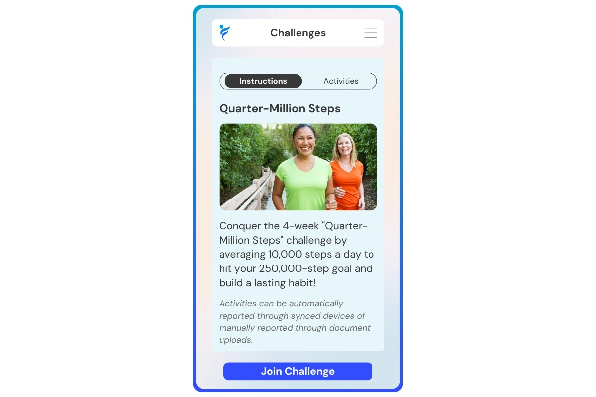 join quarter-million steps challenge