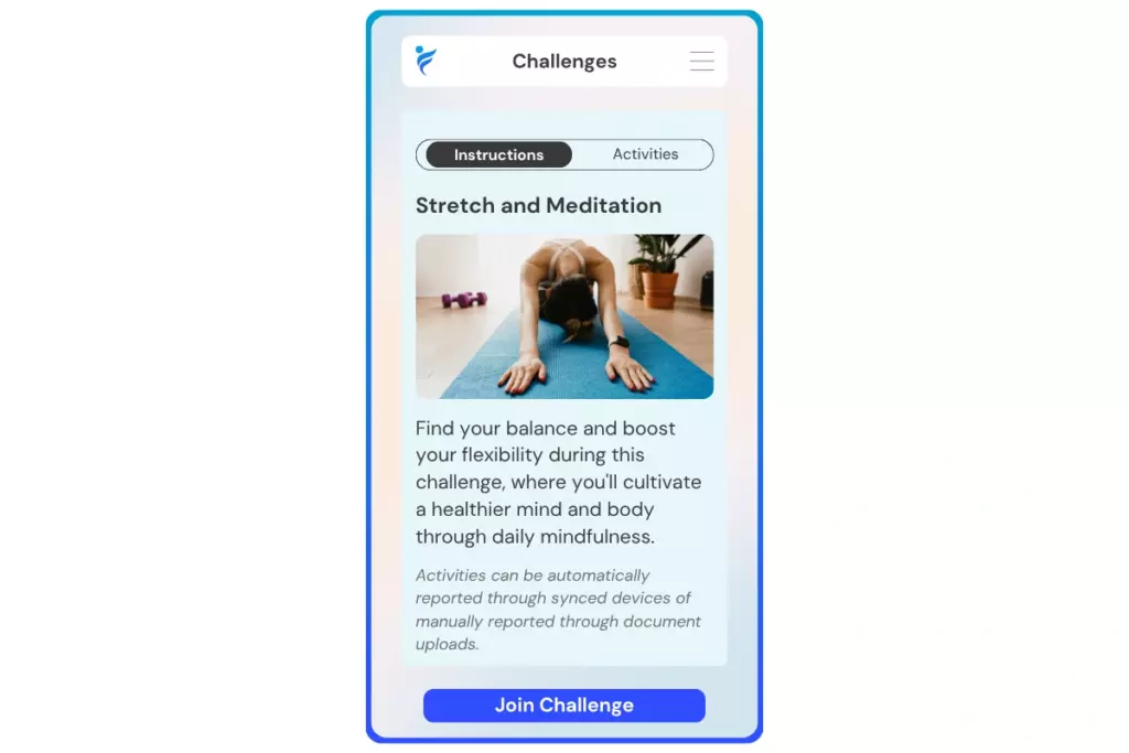 join the Stretch and Meditation challenge