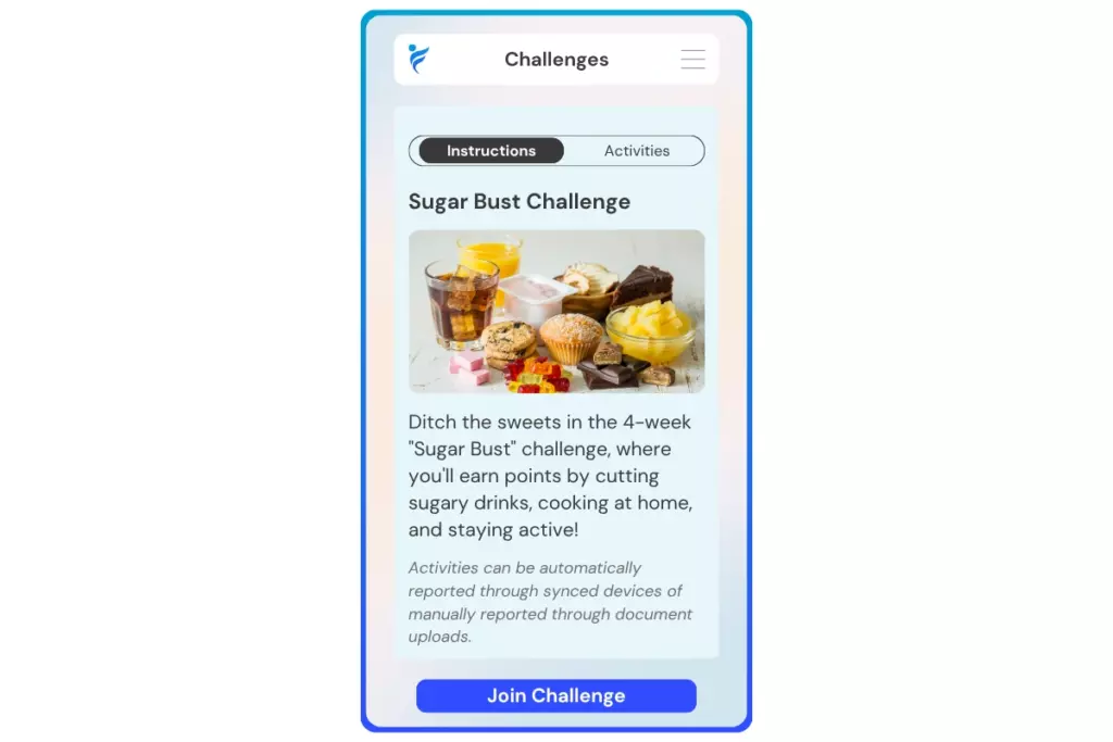join the Sugar Bust challenge