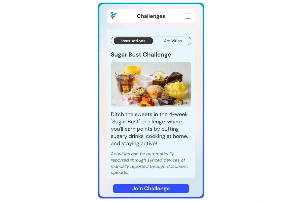 join the Sugar Bust challenge