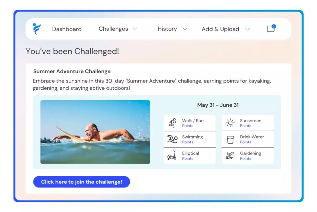 join the Summer Adventure challenge