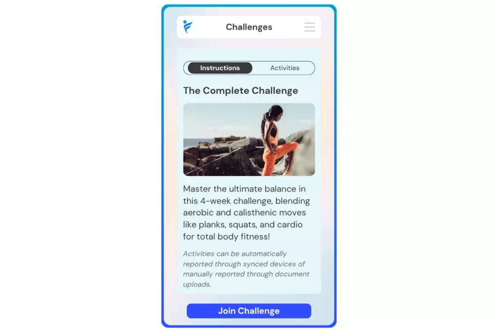 join the The Complete Workout challenge