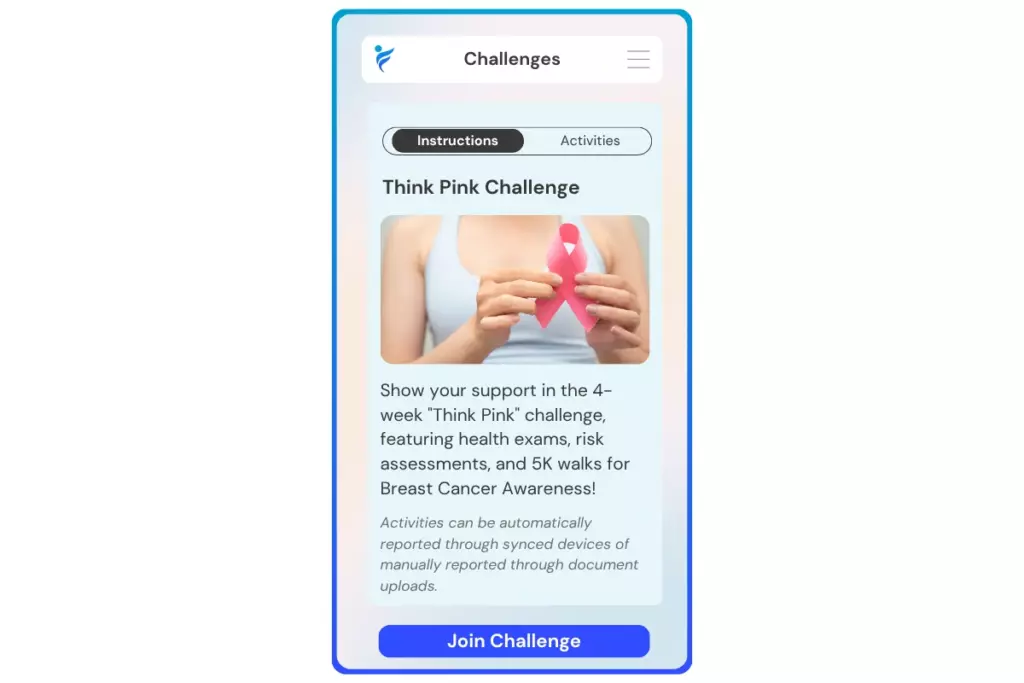 join the Think pink challenge