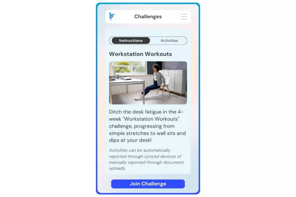 join the Workstation Workout challenge