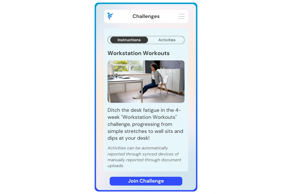 join the Workstation Workout challenge