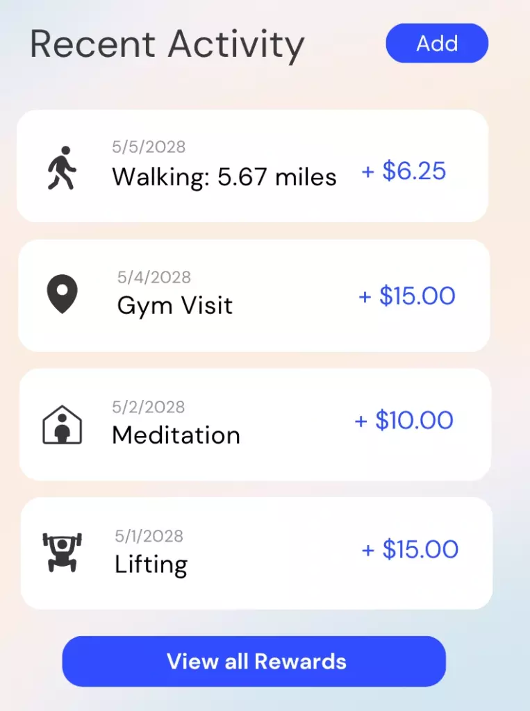 IncentFit Rewards for fitness