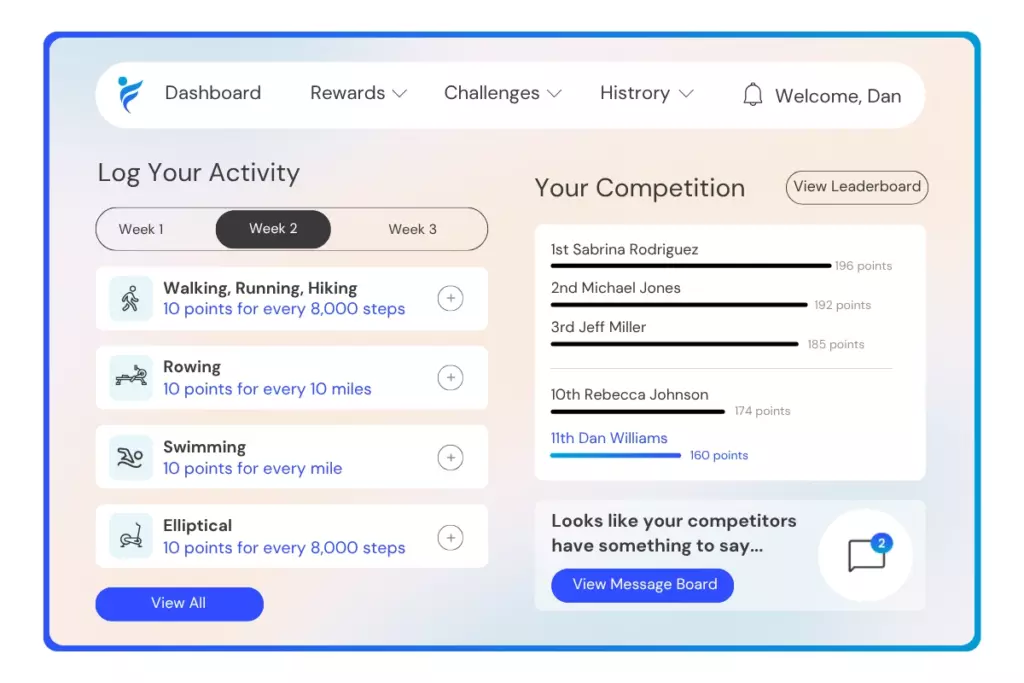 participate in the Going for Gold! Olympics challenge