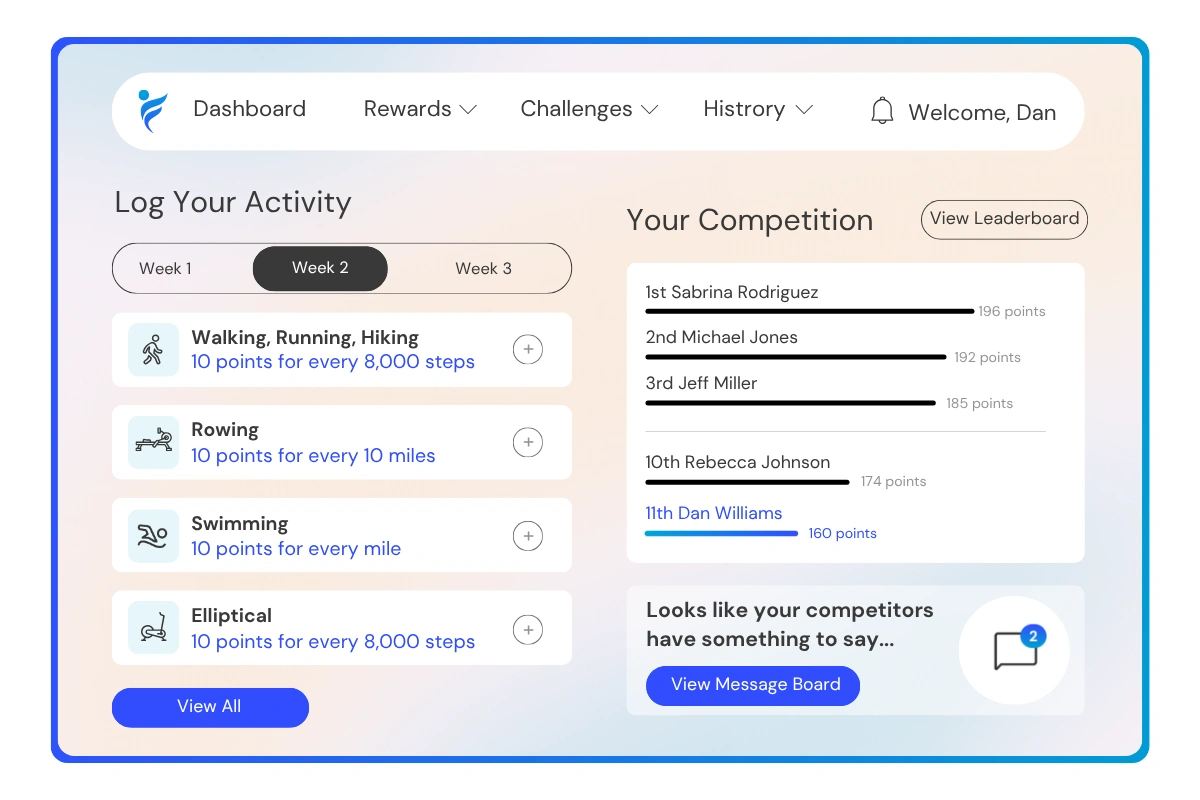 participate in the Going for Gold! Olympics challenge