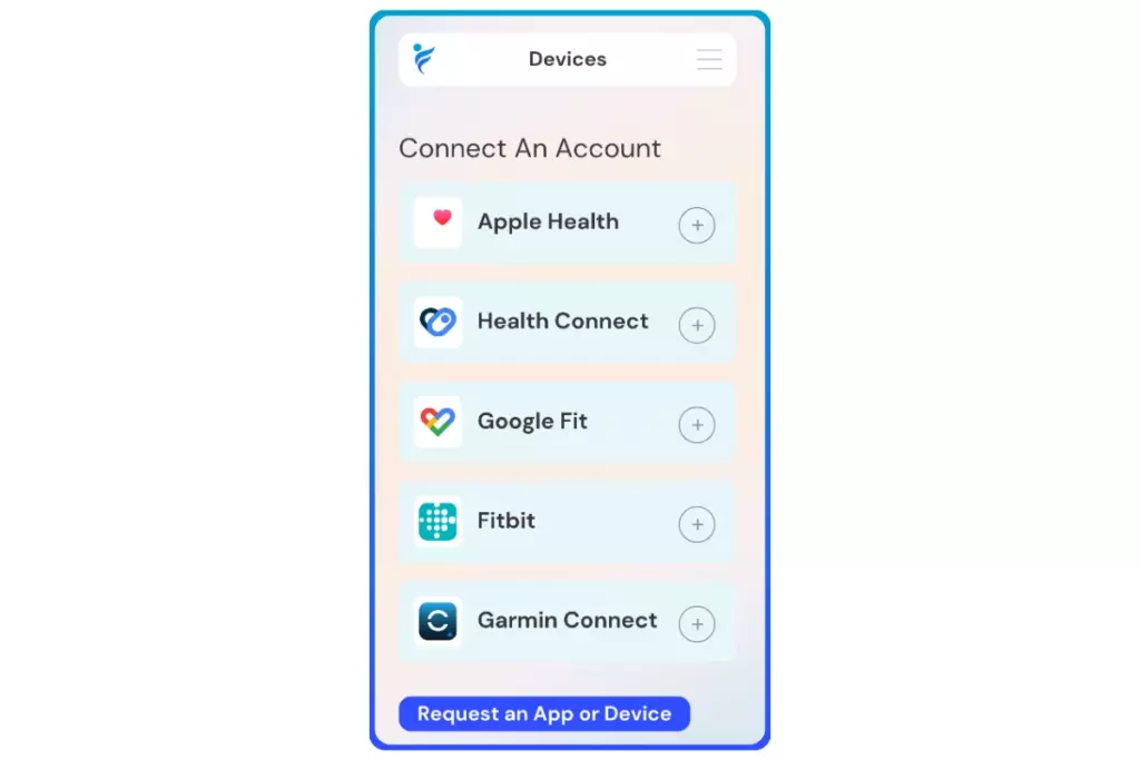 Sync a fitness device with IncentFit