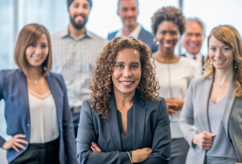 employees at work