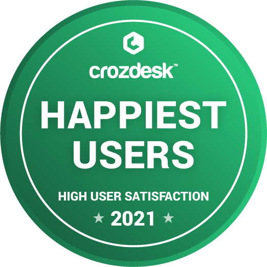 Crozdezk Happiest Users Award